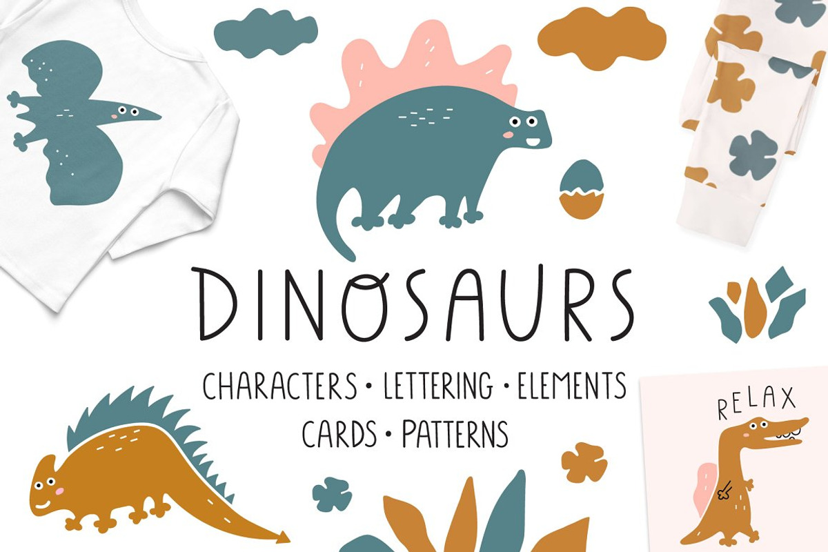 Cute kids Bundle, an Animal Illustration by cutelevindesign (Photo 12 of 13)