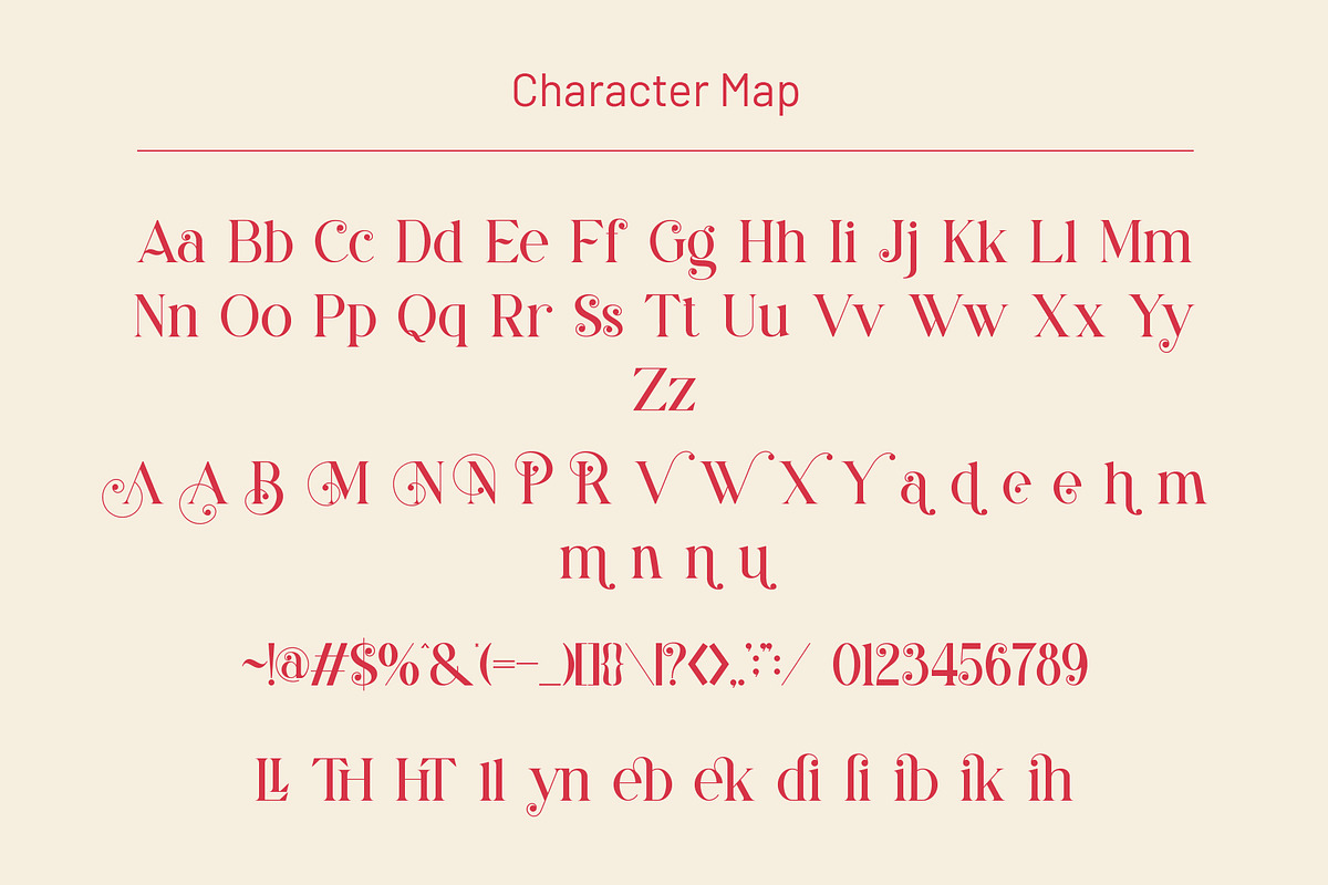 Milleka || Decorative Serif Font, a Serif Font by Idea Studio (Photo 10 of 10)