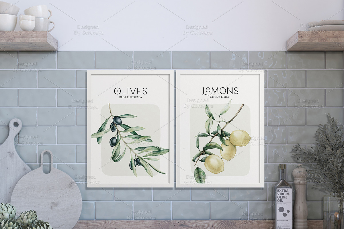 Interior Mockup, Italian Kitchen, a Product Mockup by Designed By Gorovaya (Photo 7 of 8)