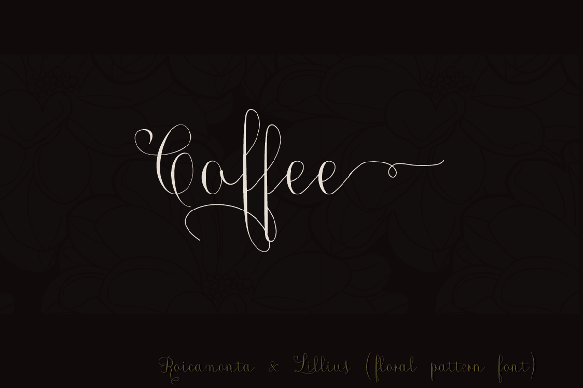 Roicamonta otf font preview 5
