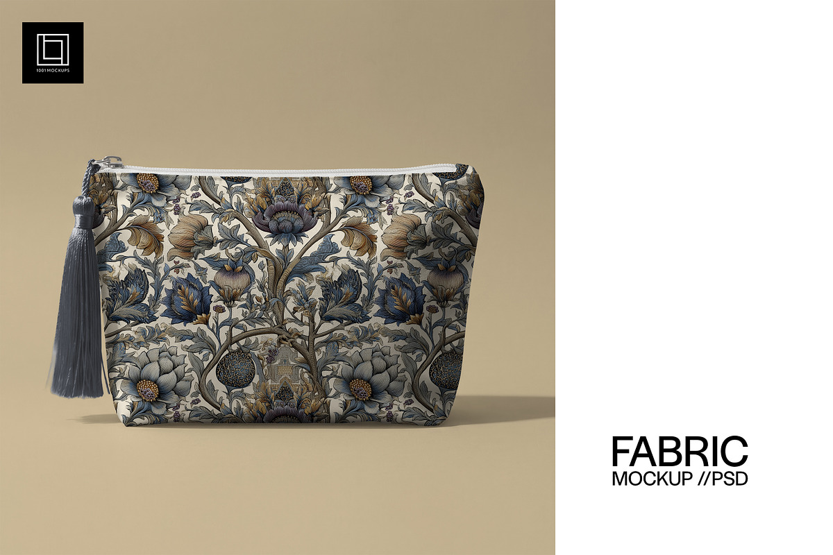 Satin Cosmetic Bag Mockup PSD, a Household Mockup by 1001 mockups (Photo 1 of 13)
