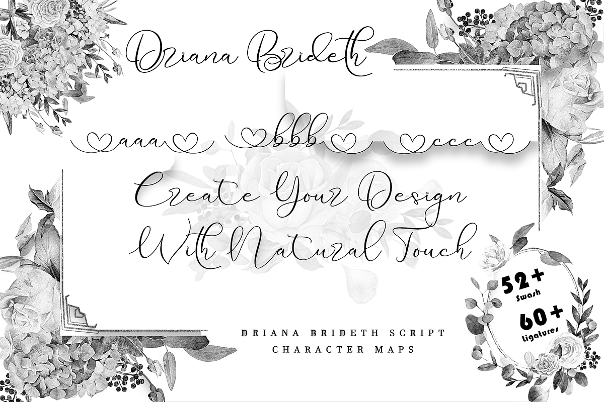 Driana Brideth, a Script Font by Aldedesign (Photo 6 of 10)