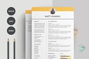 Resume/CV | Hummel, a Resume Template by Occy Design