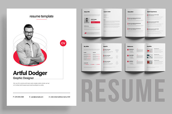 Resume Booklet preview 4