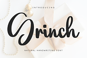 Grinch - Natural Handwritten, a Handwritten Font by Letterayu Studio (Thumbnail 1 of 6)