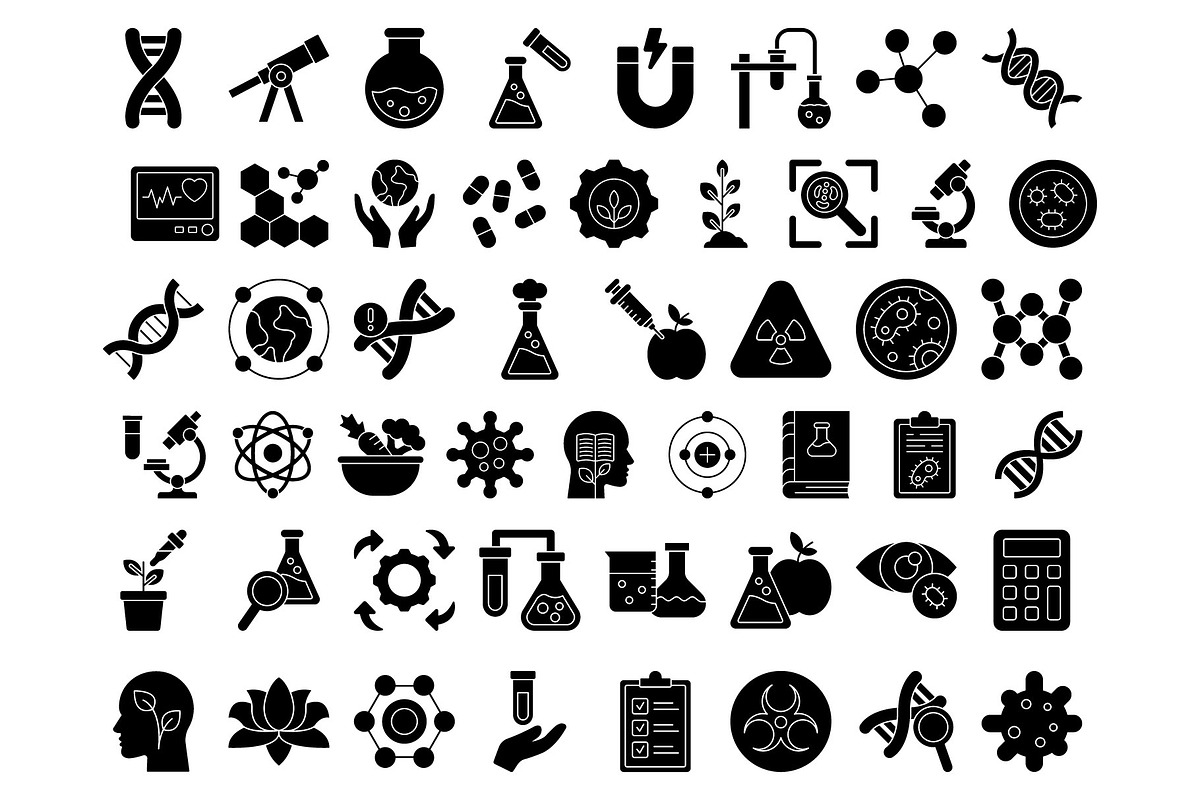 Bioengineering Vector Icons Pack, a Solid Icon by Vector Portal (Photo 4 of 7)