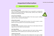 Editable Canva Website Template, a Landing Page Template by The Pixel Palace (Thumbnail 6 of 8)