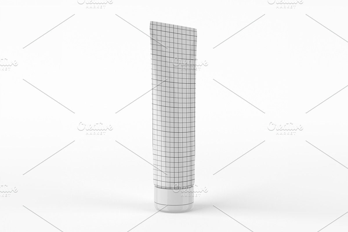 Moisturizer Tube Mockup, a Packaging Mockup by Qaleb Studio (Photo 2 of 3)
