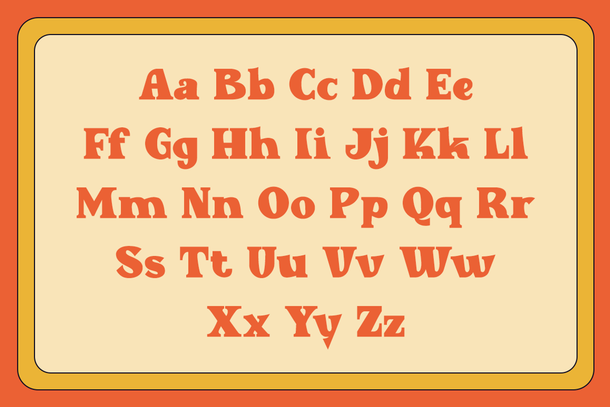 Vatroge Display, a Serif Font by RockboyStd (Photo 10 of 12)