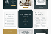 Sawyer Social Media Canva Templates, a Templates & Theme by Regent Parkette (Thumbnail 2 of 5)