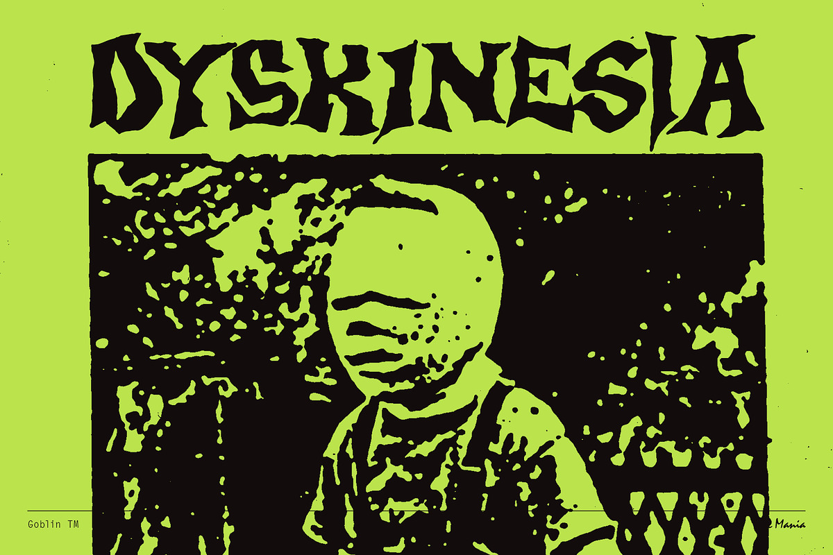 Goblin TM – Wicked Automatic Script, a Blackletter Font by Type Mania (Photo 7 of 9)
