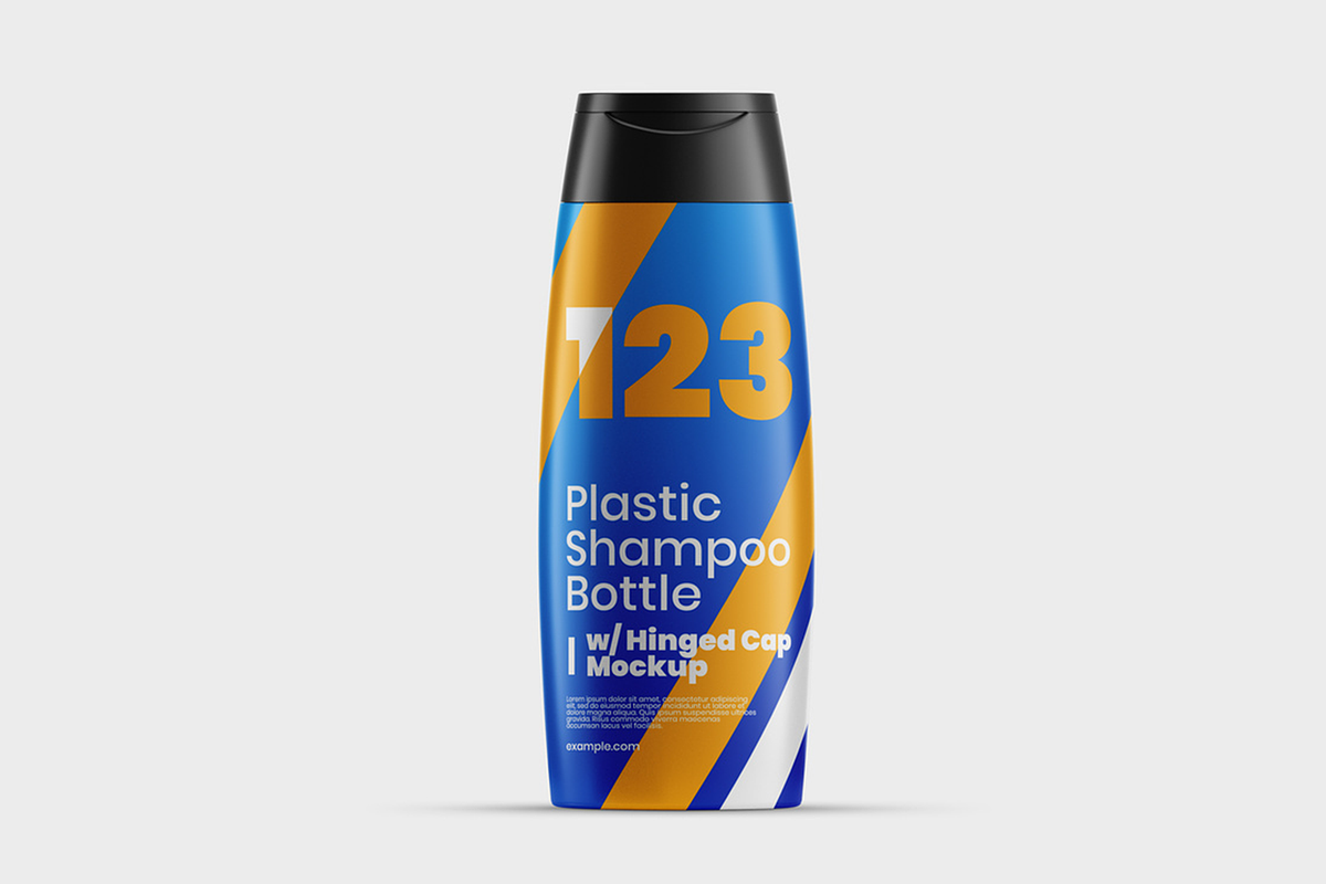 Plastic Shampoo Bottle Mockup, a Packaging Mockup by Se٧enStudio (Photo 2 of 2)
