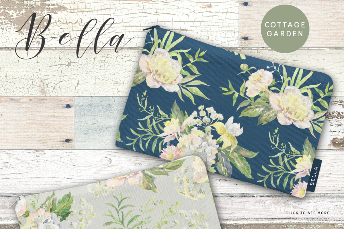 Bella. Watercolor floral collection, an Illustration by OJardin (Photo 2 of 6)