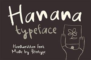 Hanana - Handwriting Font