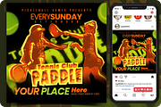 Paddle Game Flyer, a Flyer Template by regalDRAW (Thumbnail 1 of 3)