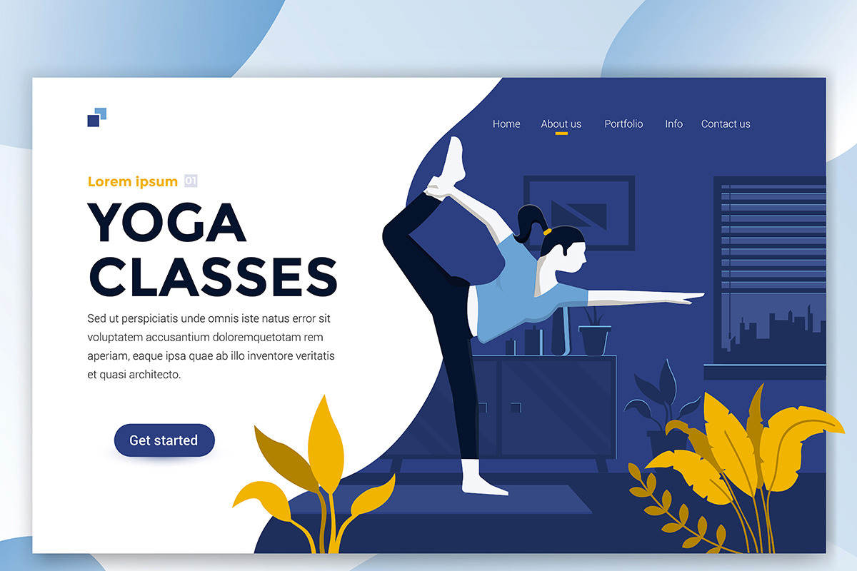 Landing page template on various top, a Food Illustration by Creative Graphics (Photo 11 of 12)