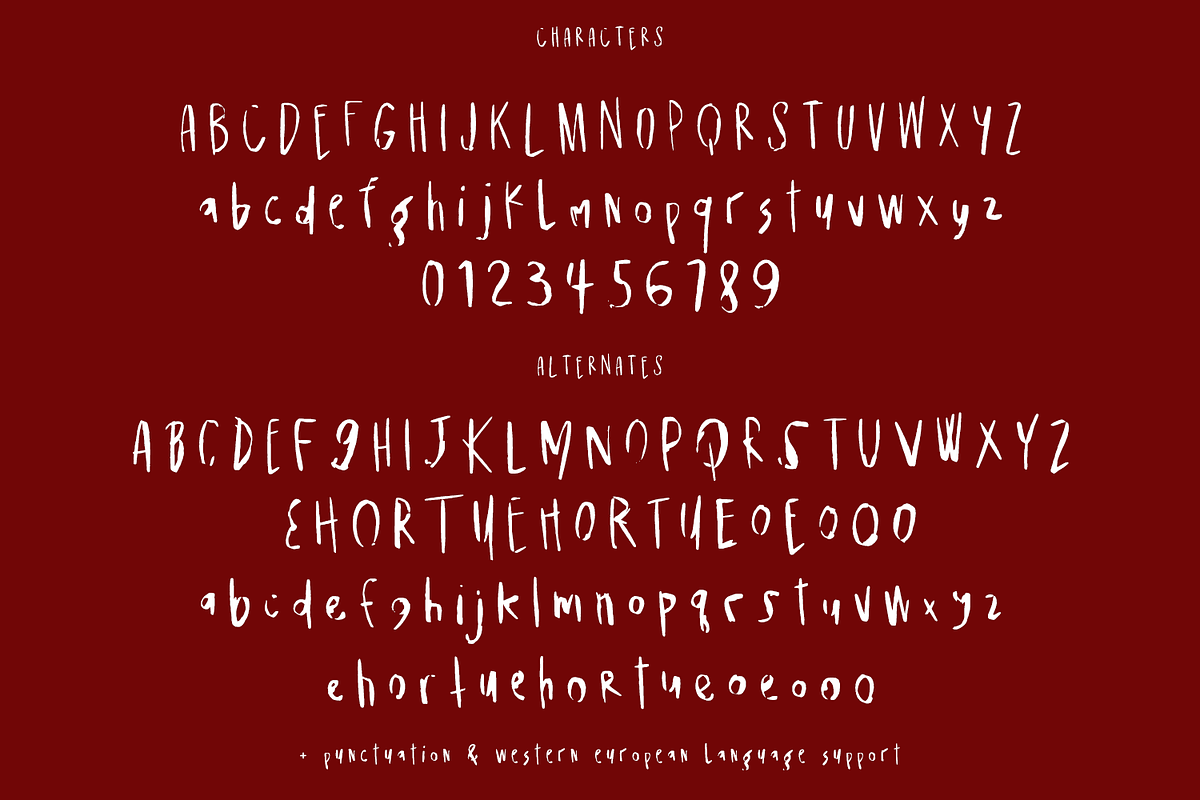 Lunatic Display Font, a Handwritten Font by Beck McCormick (Photo 10 of 10)