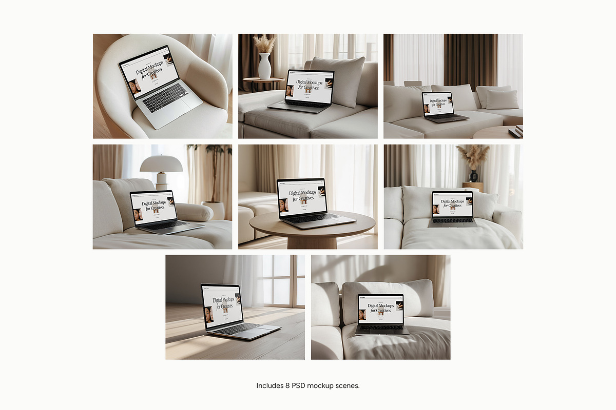 MacBook Mockup Bundle, a Mac Mockup by Wildfield Studio (Photo 6 of 6)