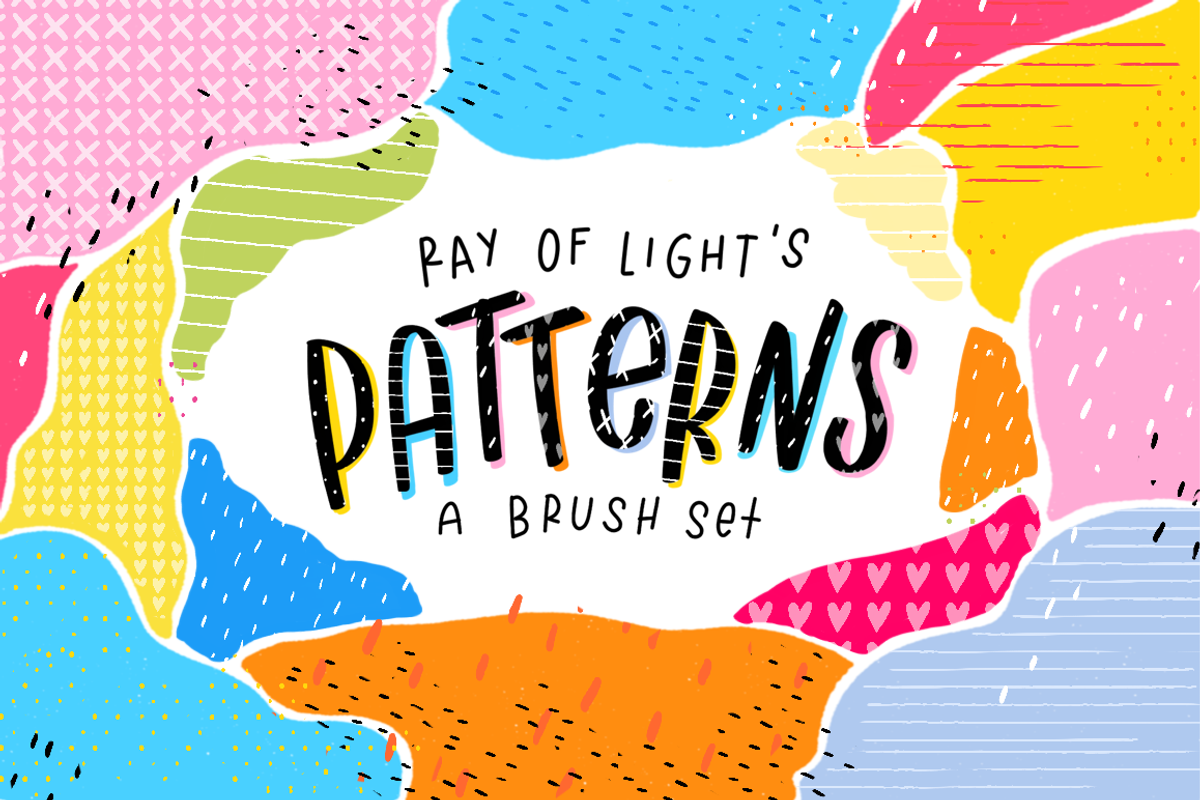 Patterns: Brushes for Procreate, a Brush Add-On by Ray of Light Design (Photo 1 of 4)