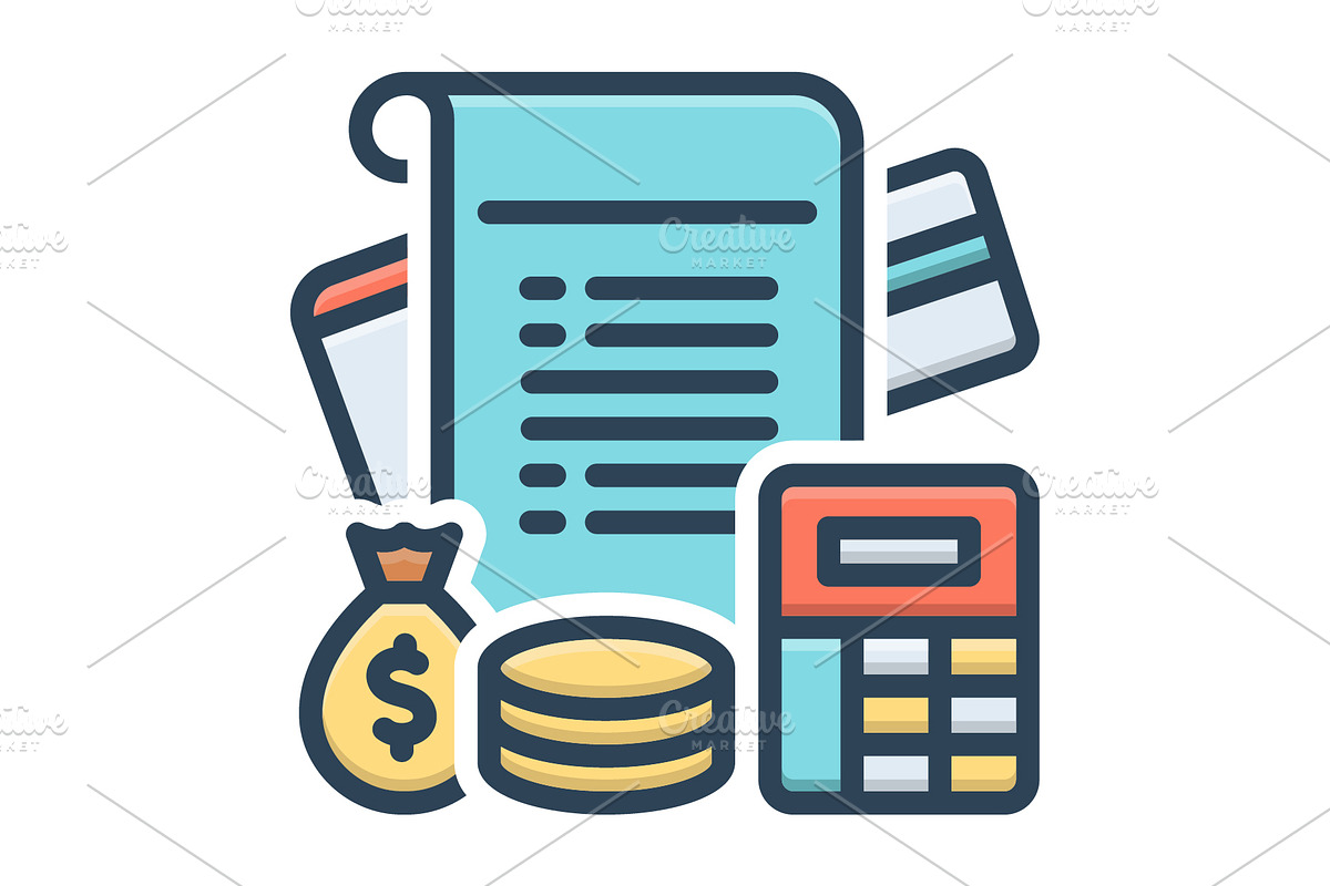 Budget currency color icon, a Duotone Icon by Creative priyanka
