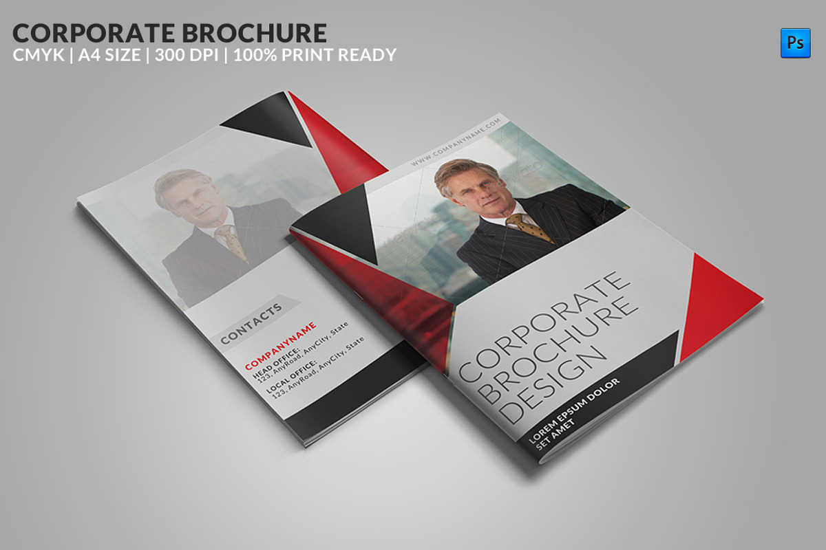 8 Page Corporate Bifold Brochure, a Brochure Template by WonderShop (Photo 1 of 4)