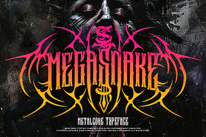 Mega Snake Typeface
