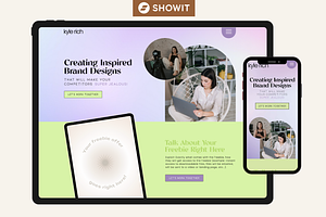 Showit Website Template - Kyle