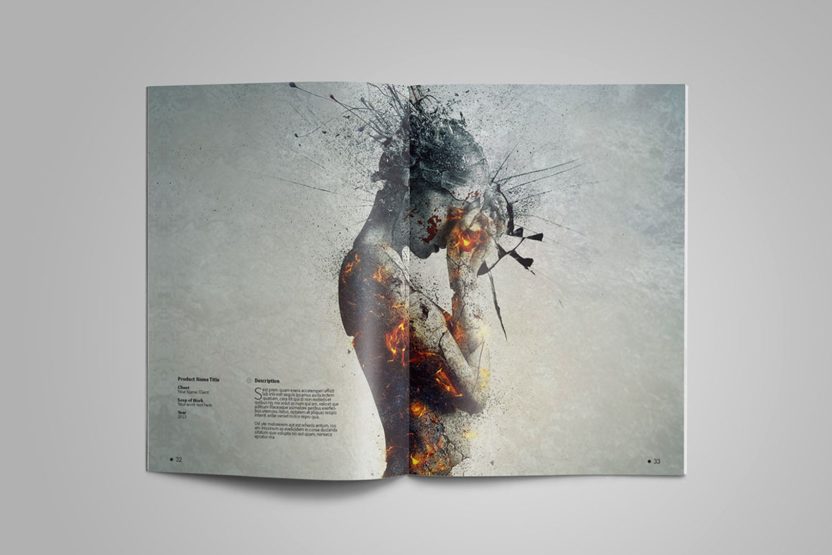 Graphic Designer Portfolio Template, a Brochure Template by vanroem2nd (Photo 16 of 18)