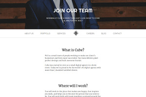 CUBE: Minimal Multi-Purpose Template