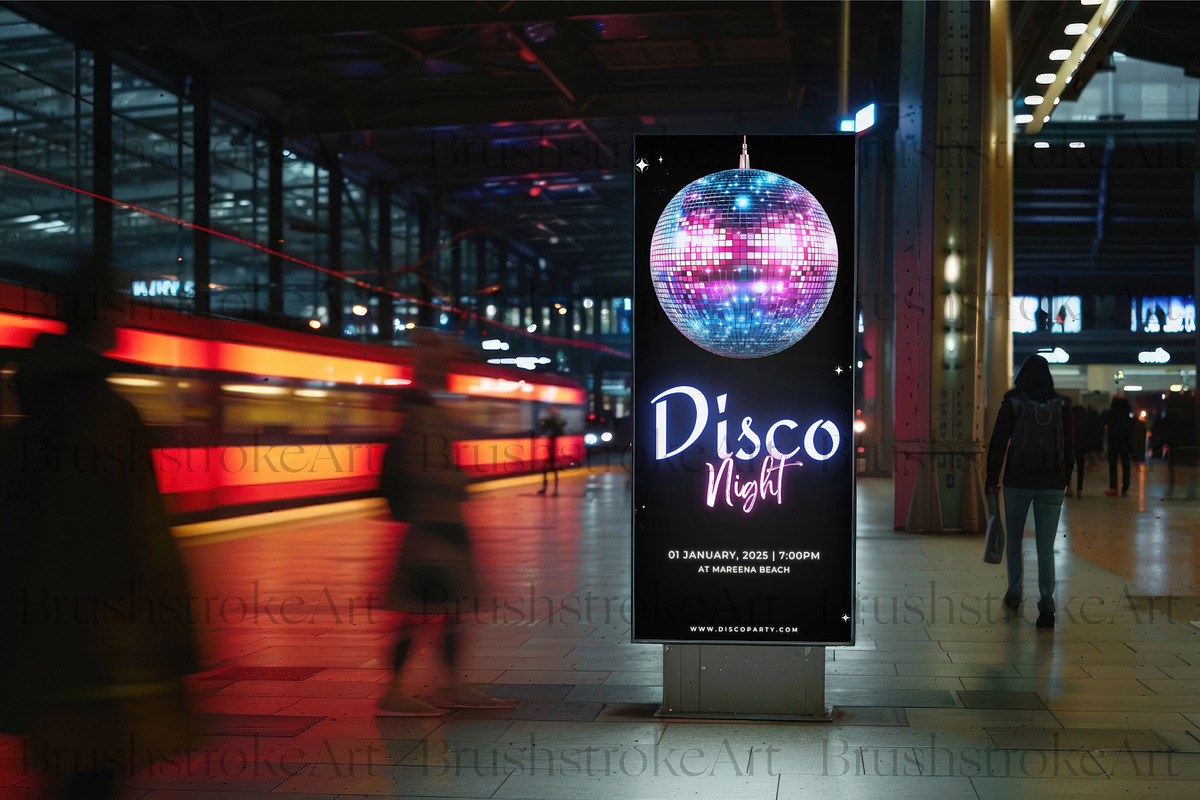 Disco Ball Clipart, Light Burst PNG, a Decorative Illustration by BrushstrokeArtGB (Photo 8 of 9)