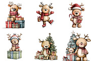 Whimsical Christmas Teddy Clipart, an Illustration by DreamArtGraphic (Thumbnail 5 of 5)