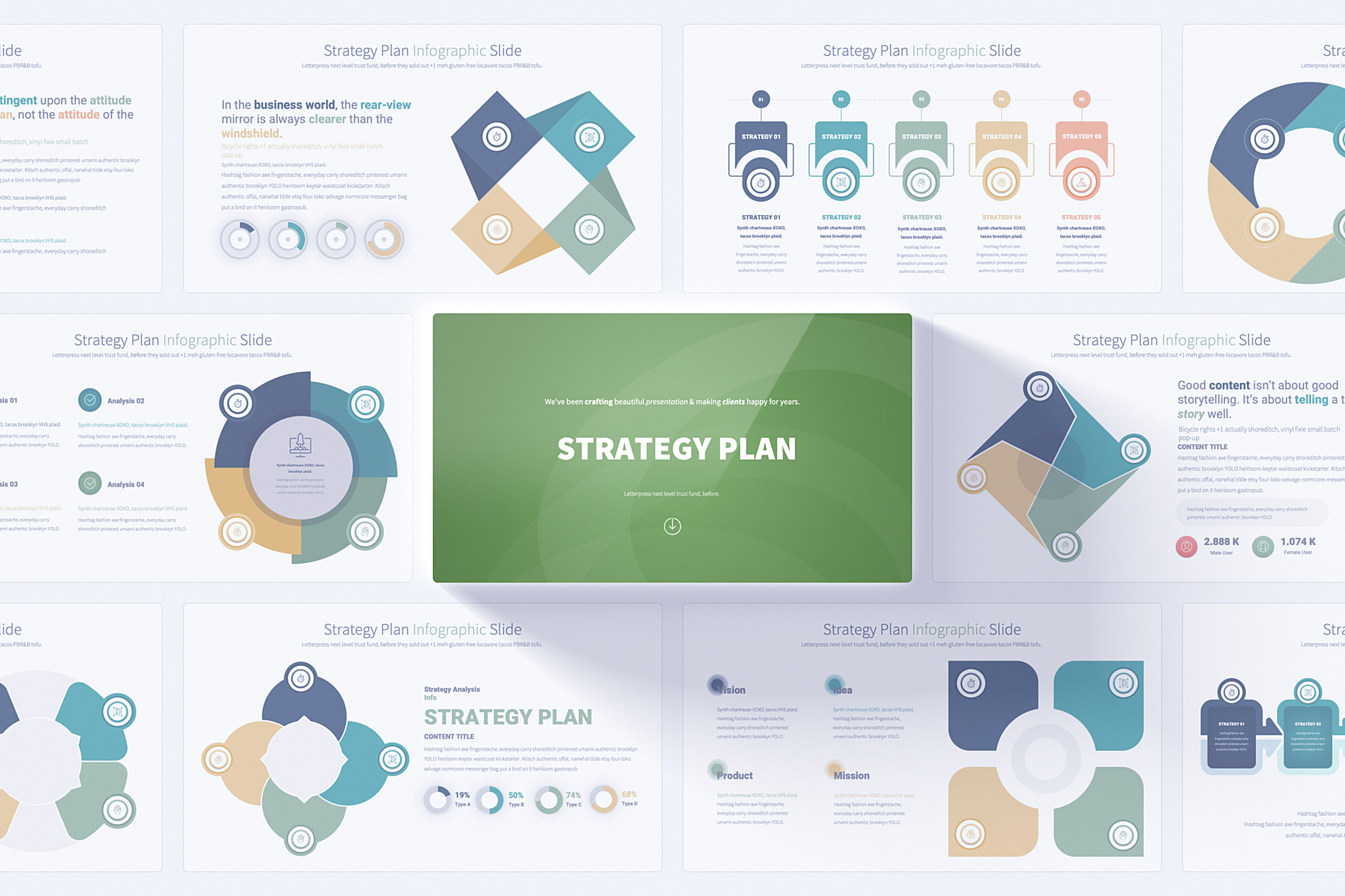 Strategy Plan PowerPoint Template, a Presentation Template by Pulsecolor