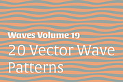 Waves Vol. 19 | 20 Vector Patterns, a Pattern Graphic by invisiblelayer (Thumbnail 1 of 6)