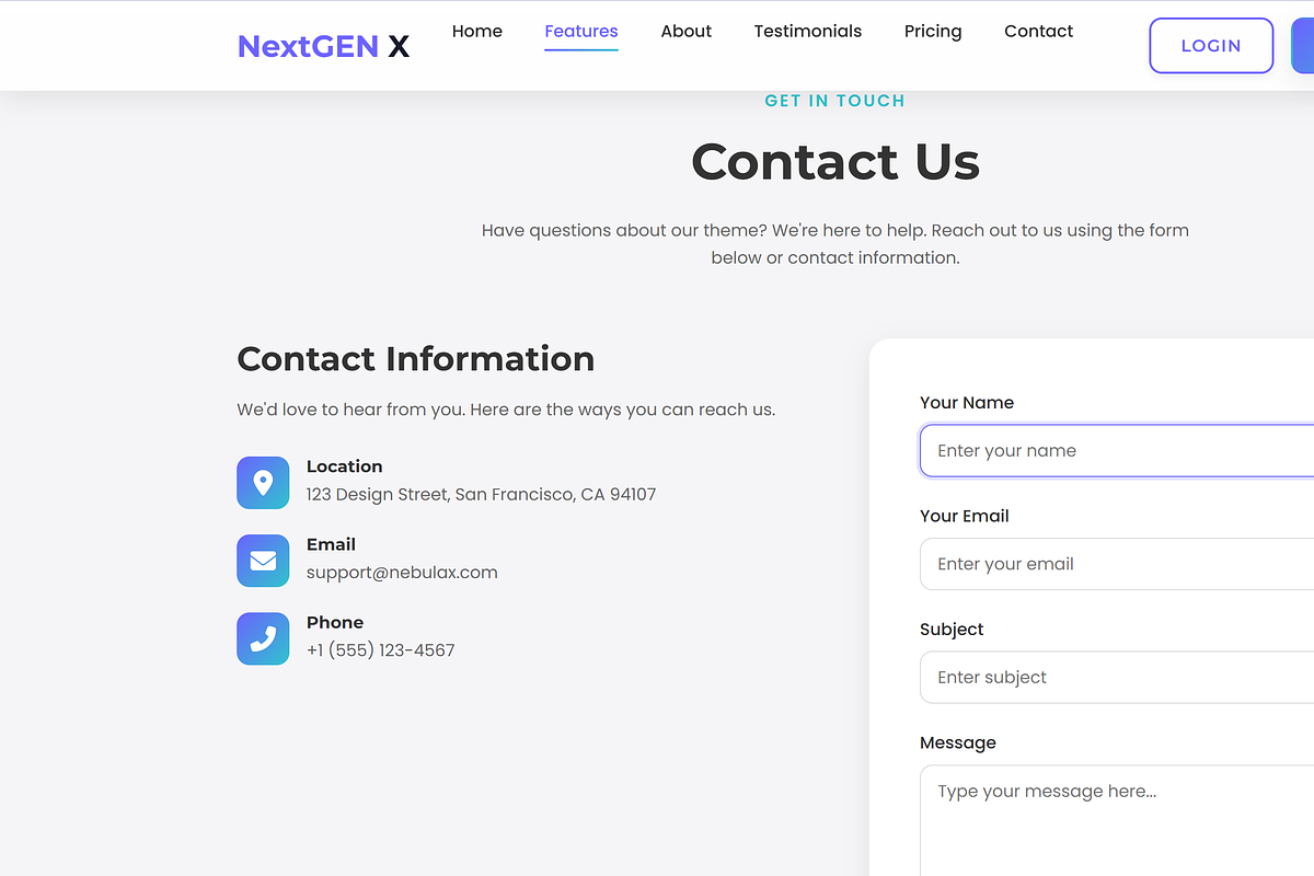 NextGenX – Landing Page, a Landing Page Template by Modern Templates Studios (Photo 6 of 7)