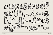 Bonehead TM – Raw Scribble, a Handwritten Font by Type Mania (Thumbnail 6 of 10)