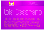 lois cesarano font, a Font by weknow (Thumbnail 5 of 5)