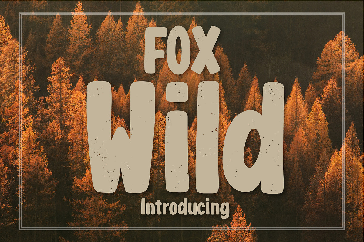 Fox Wild Font, a Handwritten Font by Fox7 By Rattana (Photo 1 of 8)