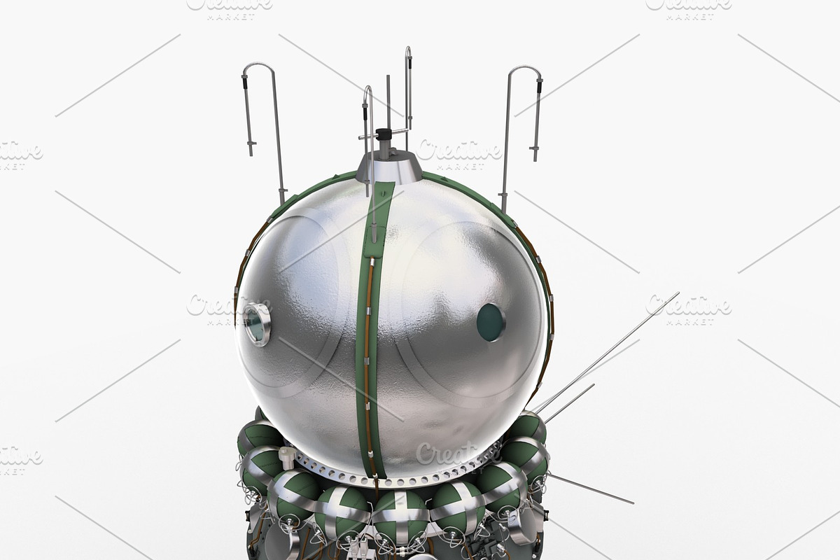 Russian Spaceship Vostok 1, a Cars & Vehicle 3D Model by Mechanik (Photo 6 of 17)