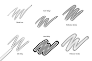 Procreate Metallic Brushes, a Brush Add-On by HopeArtIllustration (Thumbnail 4 of 6)