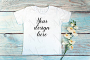 18 Kids White t-shirt Mockup bundle., a Print Template by MockupMarket (Thumbnail 16 of 19)
