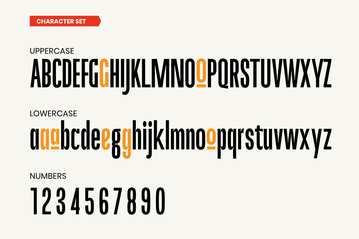 Kopile - Condensed Typeface, a Sans Serif Font by Afkari Studio (Photo 5 of 10)
