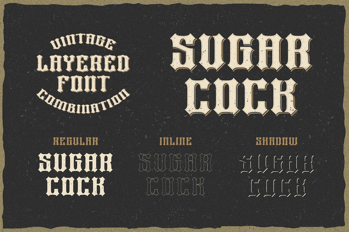 Heavy Force a Sharp Display Font, a Blackletter Font by Blankids Studio (Photo 8 of 9)