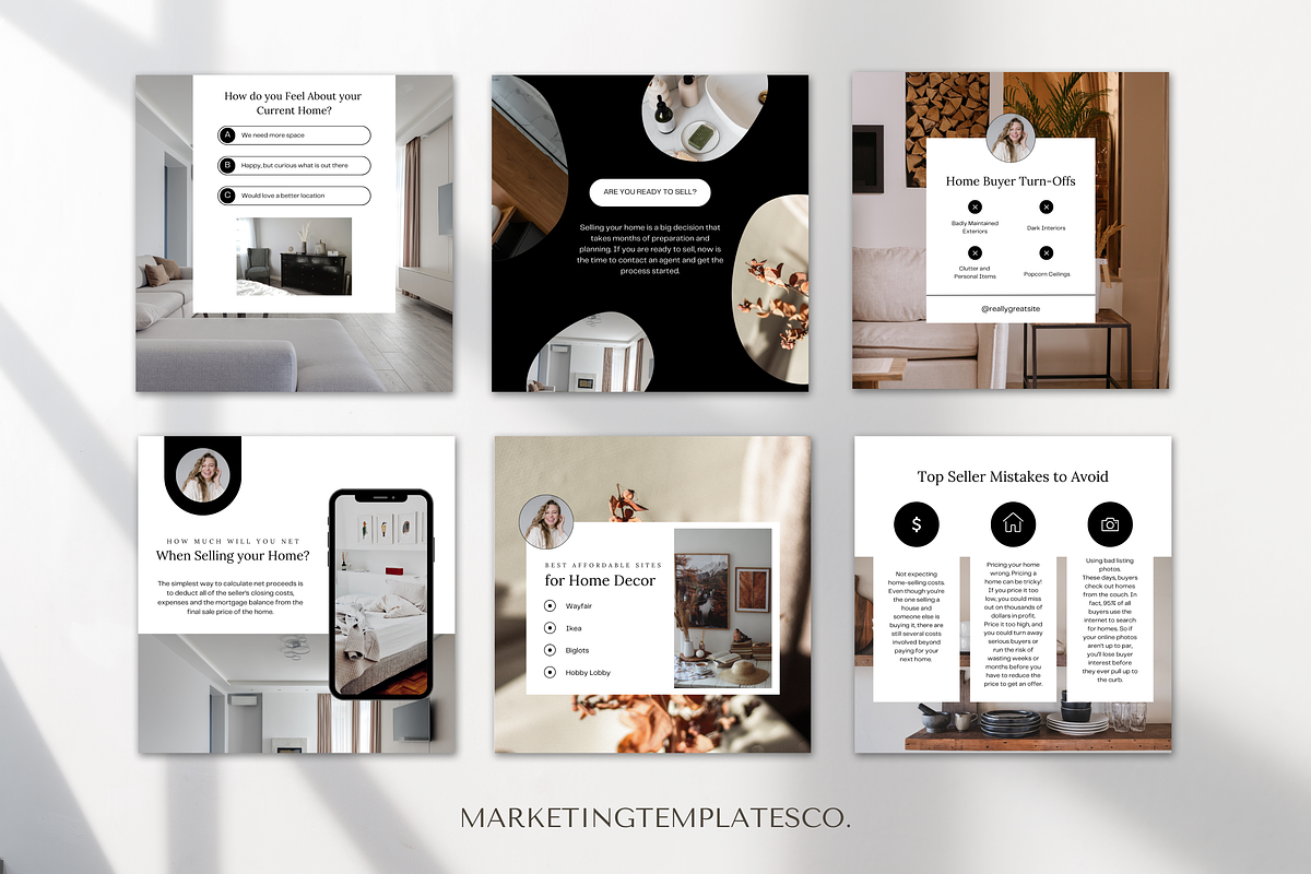 November Real Estate Instagram Posts, a Social Media Template by Marketing Templates Co. (Photo 6 of 10)