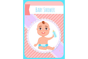 Baby Shower Greeting Card, Newborn