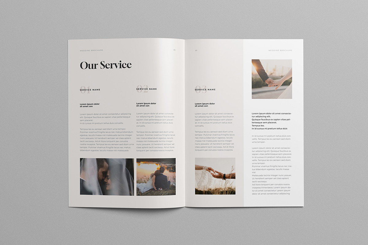 Wedding Photography Layout | Word, a Brochure Template by HiveArts (Photo 4 of 8)