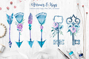 Beachy Boho watercolor, an Animal Illustration by AlexGreenArt (Thumbnail 4 of 17)