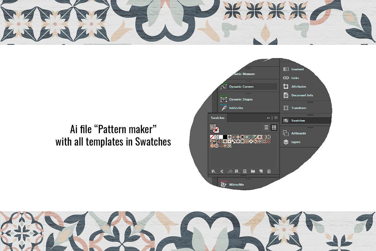 Moroccan Mixed Patern. Tile Design, a Pattern Graphic by DeMih (Photo 4 of 8)