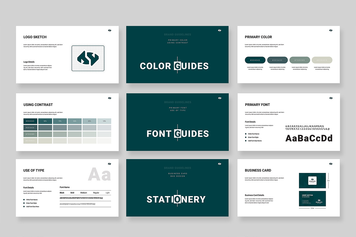Brand Guidelines Presentation, a Presentation Template by ContestDesign (Photo 3 of 4)