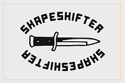 SHAPESHIFTER, a Font by Mark Richardson (Thumbnail 1 of 3)