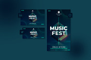 Music Fest Social Media Banner, a Social Media Template by Formatika Studio (Thumbnail 3 of 3)